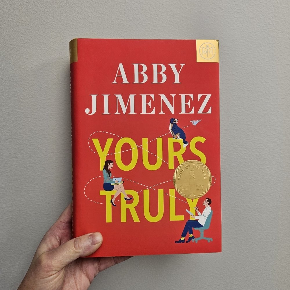 BOGO Books:  "Yours Truly" Hardcover Book by Abby Jimenez